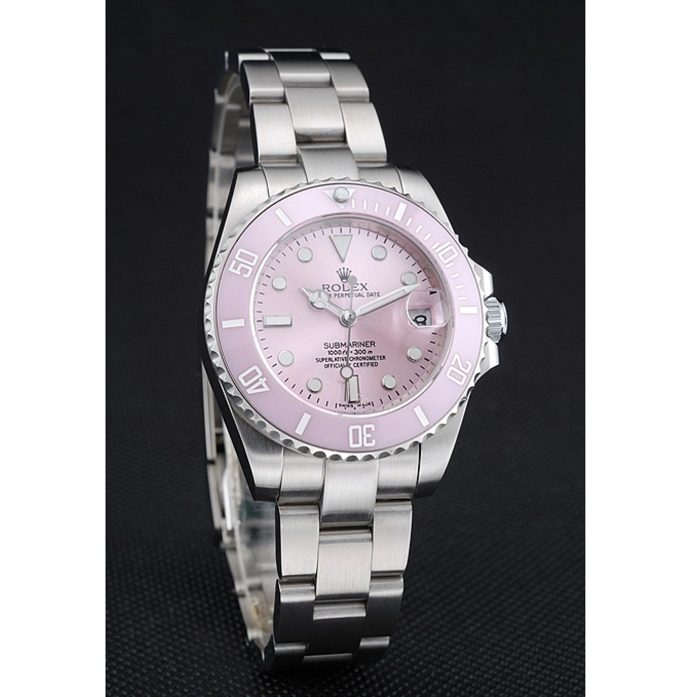 AAA replica watch Stainless Dial Lilas Submariner Rolex Steel 1454155 Bracelet 0612